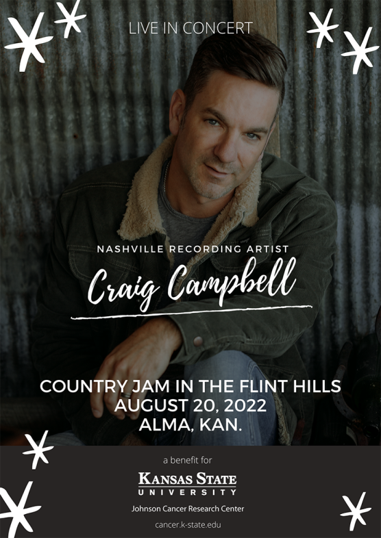 Country Jam Poster showing Craig Campbell