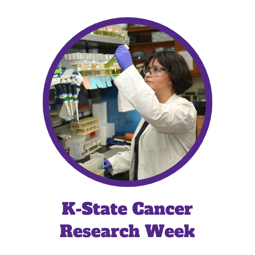 research week icon with a researcher in a lab