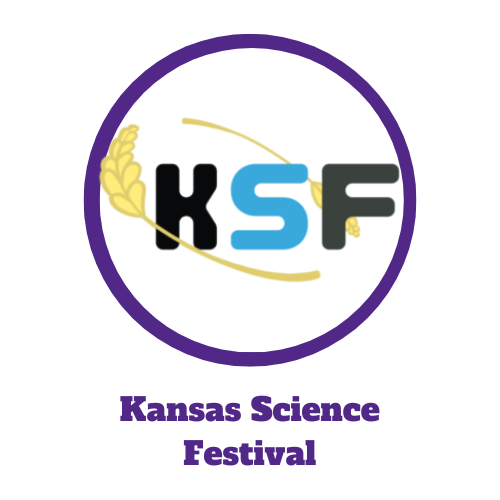 kansas science festival logo with an image of wheat with a "K" a "S" and a "F"