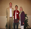 Matt & Julie Veatch present award to Jorge Mendoza