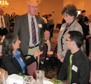 Dr. Dorith Rotenberg, Larry & Edie Dahlsten, CRA winner Derek Schneweis