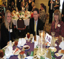 CRA winner Megan Wolters, Council member Clif Jones, MD, & wife Kim