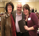 CRA winner Lilly Bossmann & parents Katharina & Dr. Stefan Bossmann