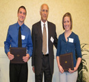 Brian Heiniger & Randi King receive awards from Al Perry