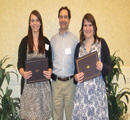 Center Assoc. Dir. Mark Weiss presents to Kendra Miller & Lilly Bossmann